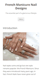 Mobile Screenshot of frenchmanicures.com